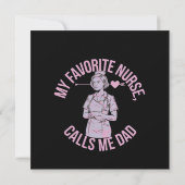 私の好きな看護師がパパを呼ぶ 理想の父親 招待状 (裏面)