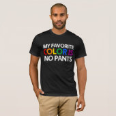 私の好きな色はパンツなし Tシャツ (正面フル)