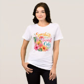 私の好きな色は日差し レモネード Tシャツ (正面全面)