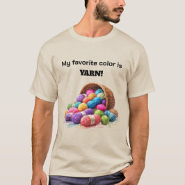 私の好きな色は毛糸 Tシャツ