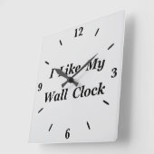 私の好きな スクエア壁時計 (傾斜)