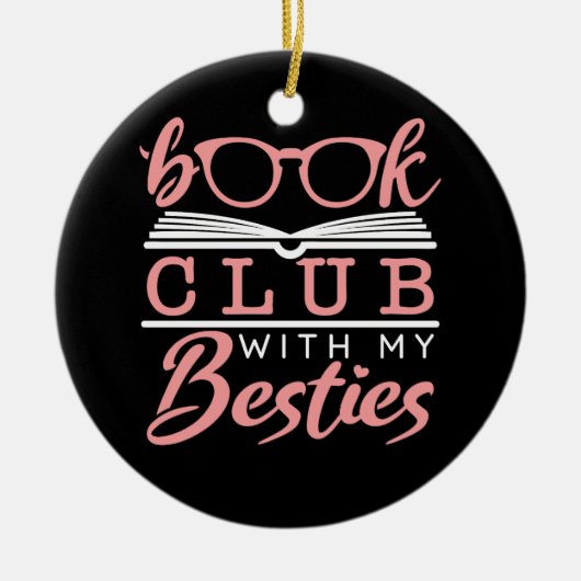 私の好みのブッククラブ セラミックオーナメント (正面)