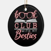 私の好みのブッククラブ セラミックオーナメント (左)
