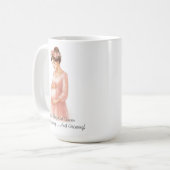 私の妊娠クイーンへ – エレガントフローラ妊娠 | コーヒーマグカップ (正面左)