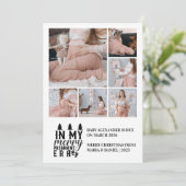 私の妊娠時代のメリークリスマスの6枚 シーズンカード (スタンド正面)