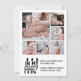 私の妊娠時代のメリークリスマスの6枚 シーズンカード