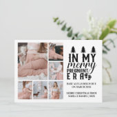 私の妊娠時代のメリークリスマスの6枚 シーズンカード (スタンド正面)