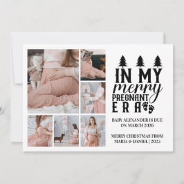 私の妊娠時代のメリークリスマスの6枚 シーズンカード