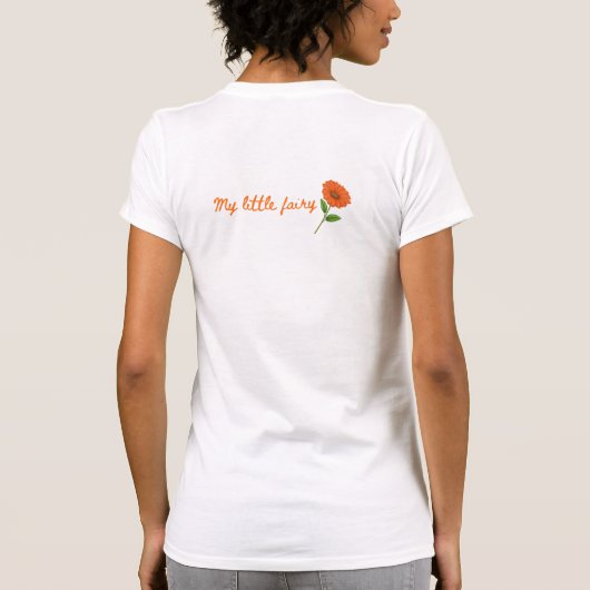 私の妖精のシャツ Tシャツ (裏面)