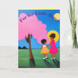 私の妹のために サンキューカード