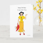 私の妹のフラン カード (黄色い花)