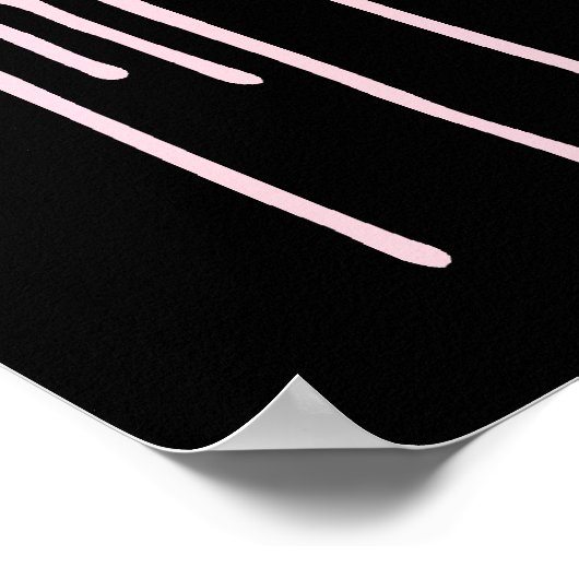 私の妹の乳がん認識度にピンクの血が出る ポスター (角)