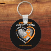 私の妹の白血病患者を思い出した記憶 キーホルダー (正面)