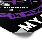 私の妹の膵臓がんAwの思い出の紫 ポスター (角)