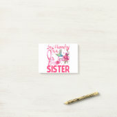 私の妹ハミングバード乳癌のためのメモリ内 ポストイット (デスク上)