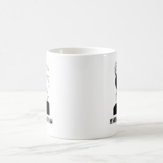 私の妻および私の義母(目の錯覚) コーヒーマグカップ (中央)