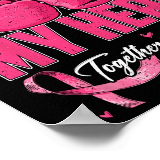 私の妻と私のヒーローは一緒に乳癌に勝つ ポスター (角)