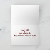 ***私の妻になる***プロポーザル サンキューカード (内部)