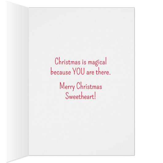 私の妻にクリスマス (内側 (右))