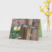 "私の妻に"の母の日カード カード (黄色い花)