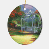 私の妻のための詩-クリスマスのオーナメントを愛して下さい セラミックオーナメント (左)