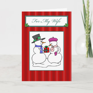 私の妻のクリスマス シーズンカード