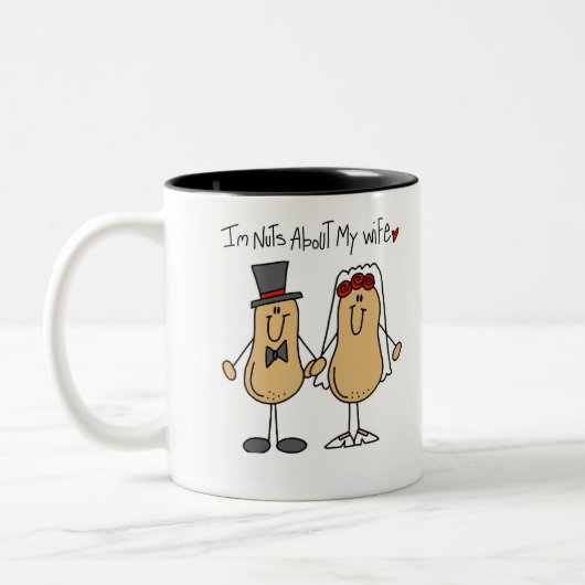 私の妻のマグについてのナット ツートーンマグカップ (左)