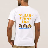 私の妻の声はすればいいのか私に何を告げます Tシャツ (裏面)