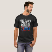 私の妻はスロバキア語で何も怖くない Tシャツ (正面フル)