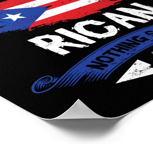 私の妻はプエルトリカプエルトリコ伝統ルート ポスター (角)