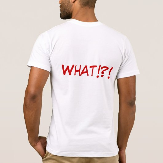 私の妻は多くの個人的のための旗を…見下します Tシャツ (裏面)