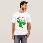 私の妻は幹細胞の移植の生存者です Tシャツ (正面フル)