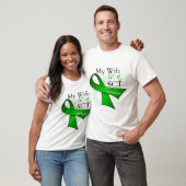 私の妻は幹細胞の移植の生存者です Tシャツ (ユニセックス)