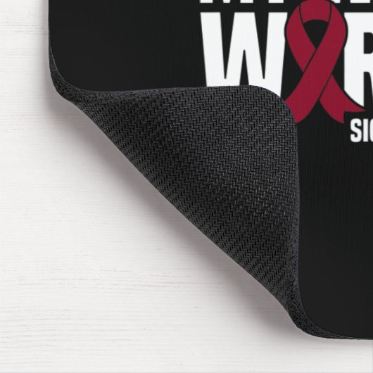 私の妻は戦士ブルゴーニュのリボン鎌セルA マウスパッド (コーナー)