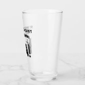 私の妻は私は何も終わらせないと言うHA!ガラス タンブラーグラス (左)