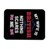 私の妻は英国の君主国の統一されたルート マグネット (横)