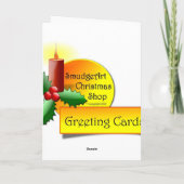 私の妻へ – フリーキンメリーのクリスマス シーズンカード (裏面)