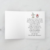 私の妻へ – フリーキンメリーのクリスマス シーズンカード (内部)