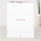 私の妻アフリカ系アメリカ人へのハッピーバースデー カード (裏面)