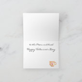 私の妻カスタムへのハッピーバレンタインのグリーティングカード カード (内部)