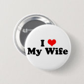 私の妻ハート 缶バッジ (正面&裏面)