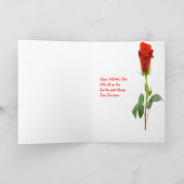 私の妻バレンタインデー シーズンカード (内部)