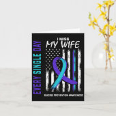 私の妻恋しく思の自殺認識度防止アメリカ カード (黄色い花)