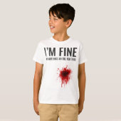 私の妻素晴らしは、これに対する油を持っている Tシャツ (正面フル)