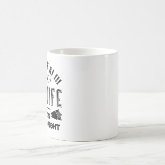 私の妻頼は常に正しいAI頼を使用しない コーヒーマグカップ (中央)