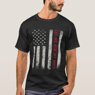 私の妻頼は皮肉なアおもしろいメリカ Tシャツ