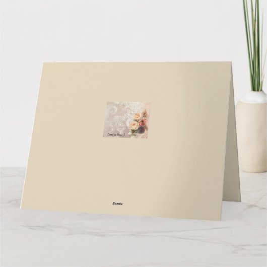 私の妻 カード (裏面)