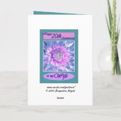 私の妻-幸せな第20記念日に カード (裏面)