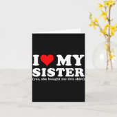 私の姉が好きだ、彼女はこれを買ってくれた カード (黄色い花)