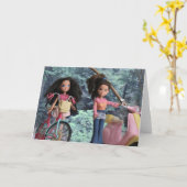 私の姉と森の中 カード (黄色い花)